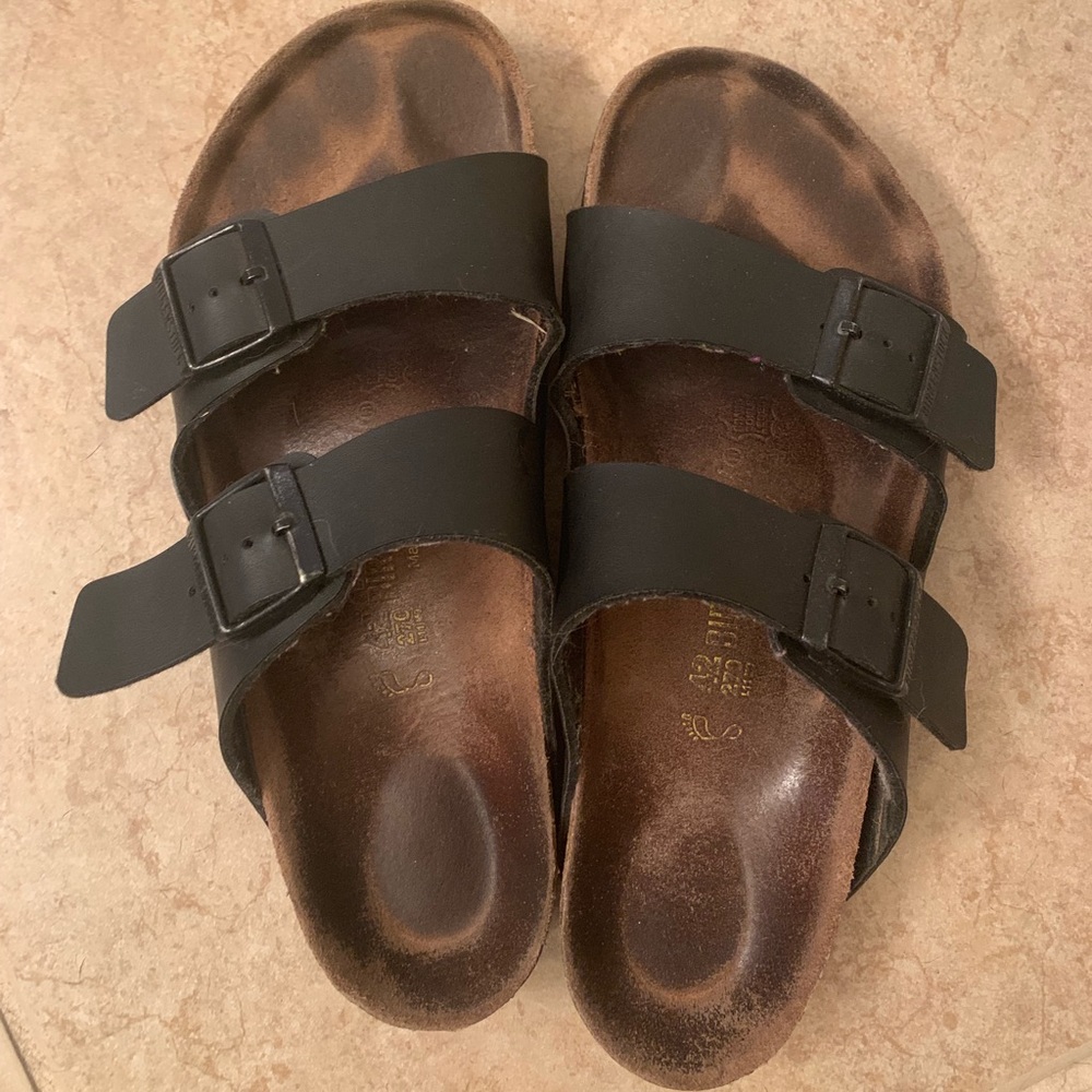 Black Birkenstock sandals